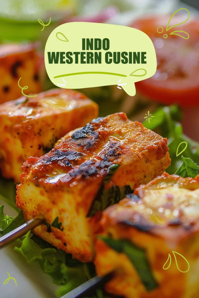 Indo-Western cuisine served at Orchid Tree Wellness Retreat blending Indian and global flavors